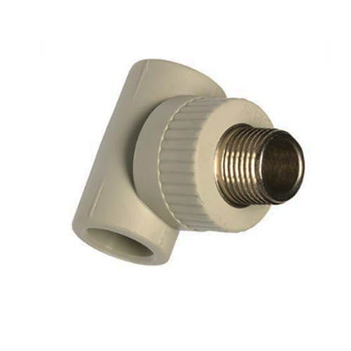 Трійник із зовнішнім різьбленням 20x1/2'x20 ппр/латунь, EKOPLASTIK